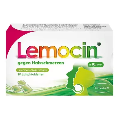 LEMOCIN tegen keelpijn zuigtabletten, 20 stuks LEMOCIN tegen keelpijn zuigtabletten, 20 stuks