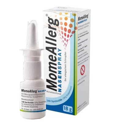 Momeallerg neusspray 50 µg / spray, 18 g Momeallerg neusspray 50 µg / spray, 18 g
