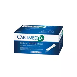 CALCIMED D3 500 mg/1000 I.U. Direct Granulaat, 60 st