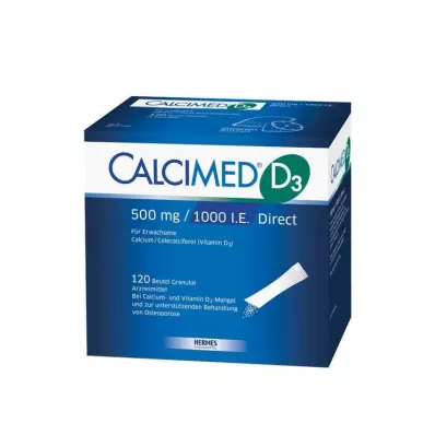 CALCIMED D3 500 mg/1000 I.U. Direct Granulaat, 120 st