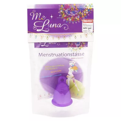 Menstruatiecup Me Luna Classic maat M paars, 1 stuk