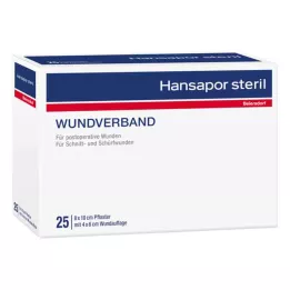 HANSAPOR steriel wondverband 8x10 cm, 3 stuks