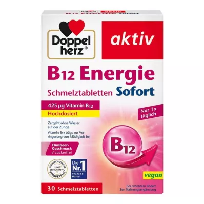 Doppelherz B12 Energy Instant Melt Tabletten, 30 stuks
