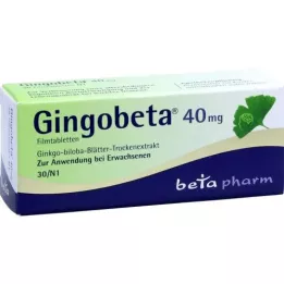 GINGOBETA 40 mg filmomhulde tabletten, 30 stuks