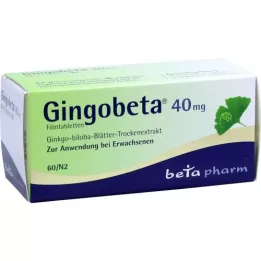 GINGOBETA 40 mg filmomhulde tabletten, 60 st