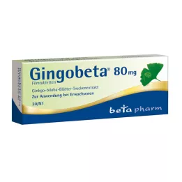 GINGOBETA Filmomhulde tabletten van 80 mg, 30 st
