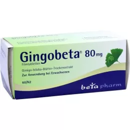 GINGOBETA Filmomhulde tabletten van 80 mg, 60 st