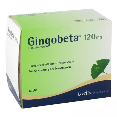 GINGOBETA 120 mg filmomhulde tabletten, 120 stuks