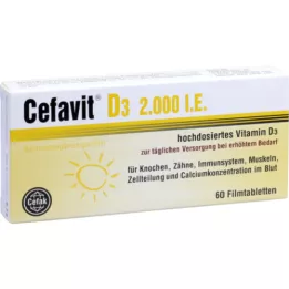 CEFAVIT D3 2.000 I.U. filmomhulde tabletten, 60 st