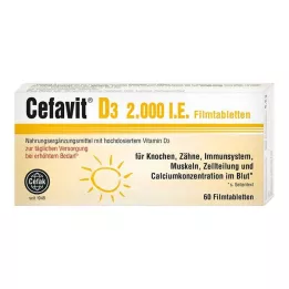 CEFAVIT D3 2.000 I.U. filmomhulde tabletten, 60 st