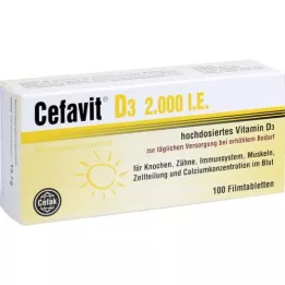 CEFAVIT D3 2.000 I.U. filmomhulde tabletten, 100 st