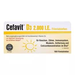 CEFAVIT D3 2.000 I.U. filmomhulde tabletten, 100 st