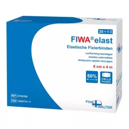 FIXIERBINDE elastisch cellofaan van 8 cm x 4 m, 1 stuk