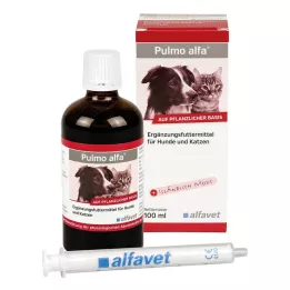 PULMO ALFA Aanvullend vloeibaar voer voor honden/katten, 100 ml