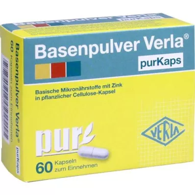 BASENPULVER Verla purKaps, 60 capsules