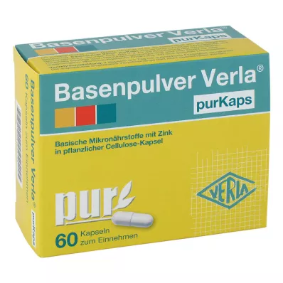 BASENPULVER Verla purKaps, 60 capsules