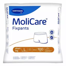 MOLICARE Fixbroek korte pijp maat L, 100 stuks