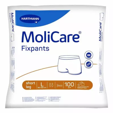 MOLICARE Fixbroek korte pijp maat L, 100 stuks