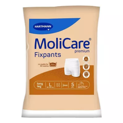MOLICARE Premium Fixbroek lange pijp maat L, 5 stuks