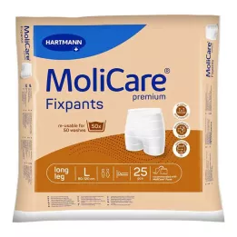 MOLICARE Premium Fixbroek lange pijp maat L, 25 stuks
