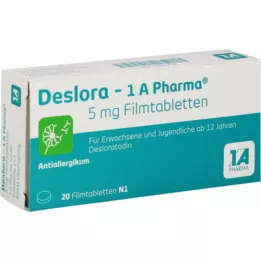 DESLORA-1A Pharma 5 mg Filmomhulde Tabletten, 20 Capsules