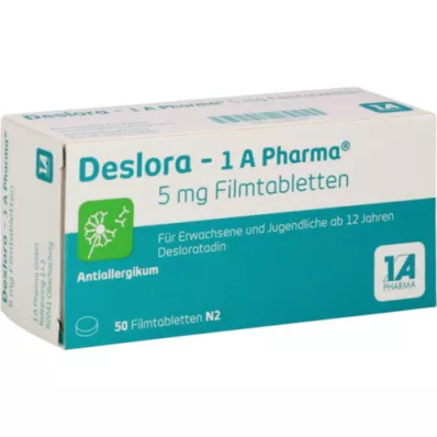 DESLORA-1A Pharma 5 mg filmomhulde tabletten, 50 st