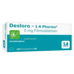 DESLORA-1A Pharma 5 mg Filmomhulde Tabletten, 100 Capsules