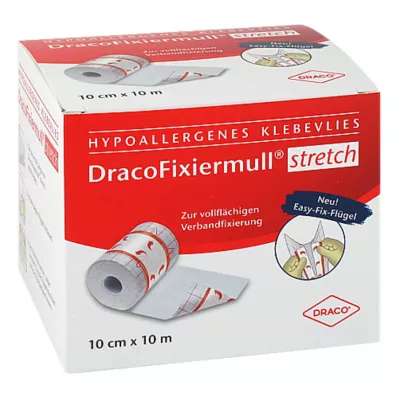 Draco bevestigingsgaas stretch 10 cmx10 m, 1 stuk Draco bevestigingsgaas stretch 10 cmx10 m, 1 stuk