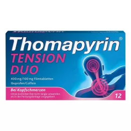 THOMAPYRIN TENSION DUO 400 mg/100 mg filmomhulde tabletten, 12 st