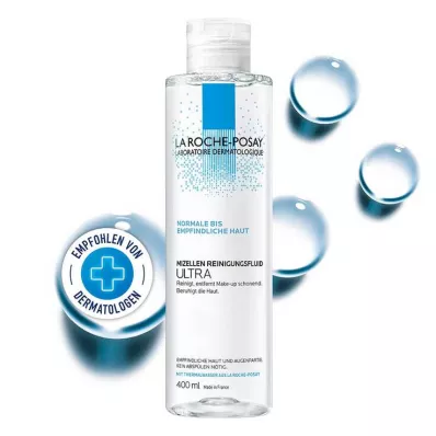 ROCHE-POSAY Micellaire reinigingsvloeistof voor de gevoelige huid, 400 ml ROCHE-POSAY Micellaire reinigingsvloeistof voor de gevoelige huid, 400 ml