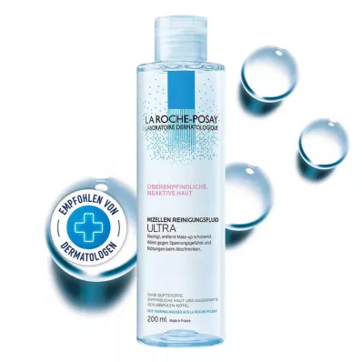 ROCHE-POSAY Micelle Reinigingsvloeistof Reactieve Huid, 200 ml