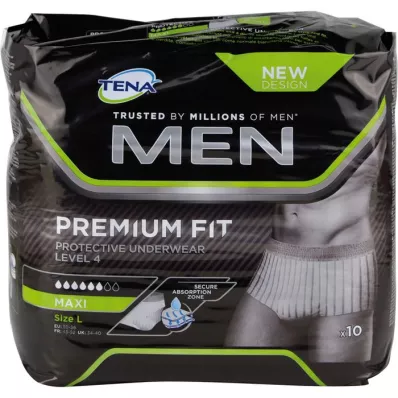 TENA MEN Level 4 Premium Fit Prot.Underwear L, 10 stuks