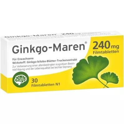 GINKGO-MAREN 240 mg filmomhulde tabletten, 30 st