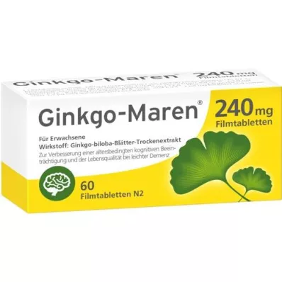 GINKGO-MAREN 240 mg filmomhulde tabletten, 60 st