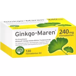GINKGO-MAREN 240 mg filmomhulde tabletten, 120 stuks