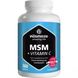 MSM HOCHDOSIERT+Vitamine C Capsules, 360 stuks