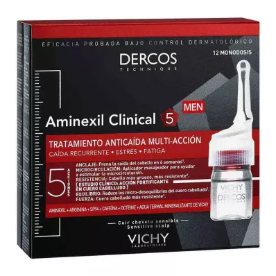 VICHY AMINEXIL Clinical 5 voor mannen, 21X6 ml