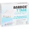 ANABOX Compacte 7 dagen wekelijkse doseerdispenser wit, 1 st