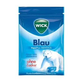WICK BLAU Mentholbonbons zonder suikerzakje, 72 g
