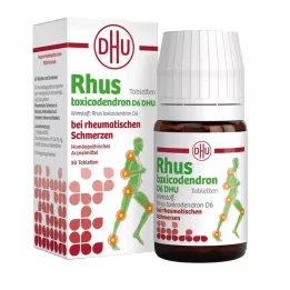 RHUS TOXICODENDRON D 6 Tabl.voor reumatische pijn, 80 st