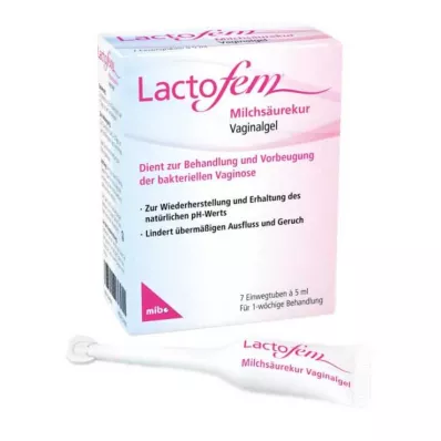 LACTOFEM Melkzuurkuur vaginale gel, 7X5 ml LACTOFEM Melkzuurkuur vaginale gel, 7X5 ml