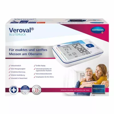 VEROVAL Bovenarm bloeddrukmeter, 1 stuk VEROVAL Bovenarm bloeddrukmeter, 1 stuk