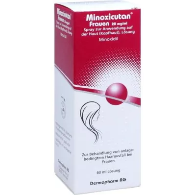 MINOXICUTAN Vrouwen 20 mg/ml spray, 60 ml