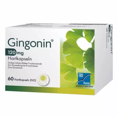 GINGONIN 120 mg harde capsules, 60 stuks GINGONIN 120 mg harde capsules, 60 stuks