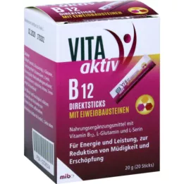 VITA AKTIV B12 directe sticks met eiwitbouwstenen, 20 stuks