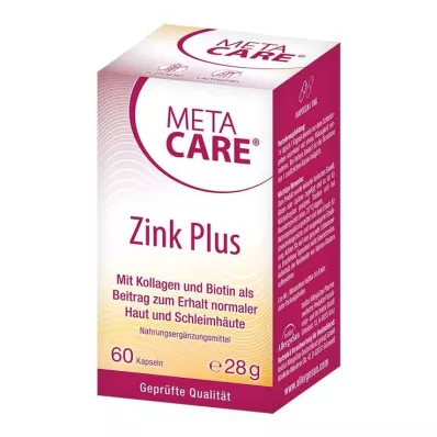 META-CARE Zink+ Capsules, 60 Capsules META-CARE Zink+ Capsules, 60 Capsules