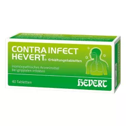 CONTRAINFECT Hevert koude tabletten, 40 stuks