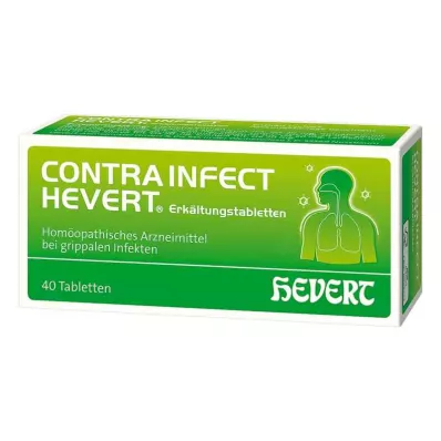 CONTRAINFECT Hevert koude tabletten, 40 stuks CONTRAINFECT Hevert koude tabletten, 40 stuks