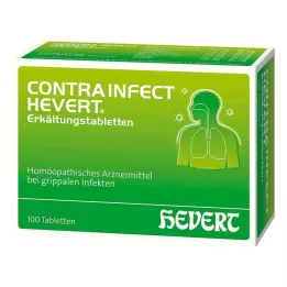 CONTRAINFECT Hevert koude tabletten, 100 stuks