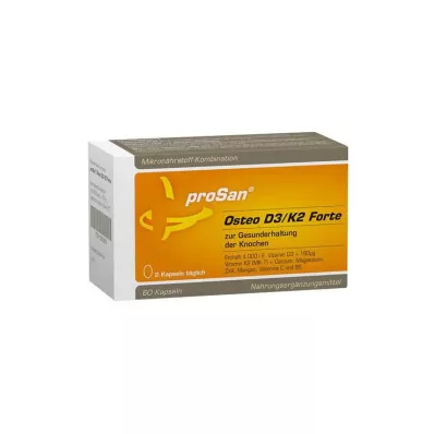 PROSAN Osteo D3/K2 Forte Capsules, 60 stuks PROSAN Osteo D3/K2 Forte Capsules, 60 stuks